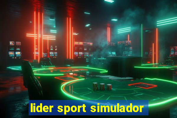 lider sport simulador